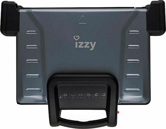 Izzy Granite Grill Τοστιέρα για 2 Τοστ 2100W Inox