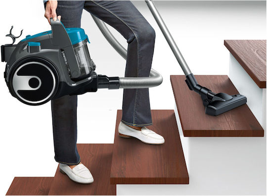 Bosch BGS05X240 Ηλεκτρική Σκούπα 700W με Κάδο 1.5lt Μπλε