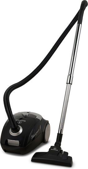 Human HU-628 Ηλεκτρική Σκούπα 700W με Σακούλα 4lt Μαύρη