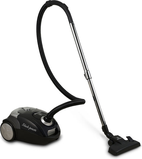 Human HU-628 Ηλεκτρική Σκούπα 700W με Σακούλα 4lt Μαύρη