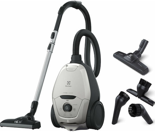 Electrolux Pure D8 Ηλεκτρική Σκούπα 500W με Σακούλα 3.5lt Γκρι