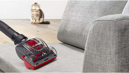 Bosch BGS7PET Staubsauger 700W Beutellos 3Es Rot