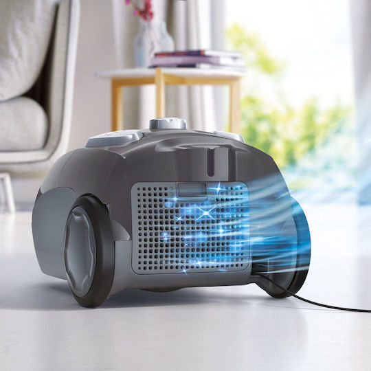 Electrolux EEG44IGM Ηλεκτρική Σκούπα 650W με Σακούλα 3lt Γκρι