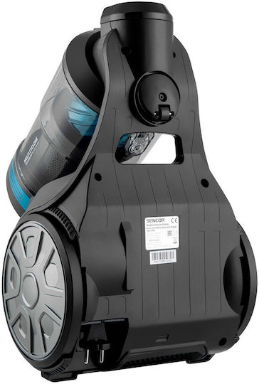 Sencor SVC 1086TQ Ηλεκτρική Σκούπα 700W με Κάδο 3.5lt Γαλάζια