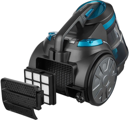 Sencor SVC 1086TQ Ηλεκτρική Σκούπα 700W με Κάδο 3.5lt Γαλάζια