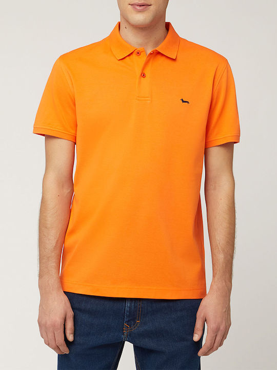 Harmont & Blaine Men's Short Sleeve Blouse Polo Orange