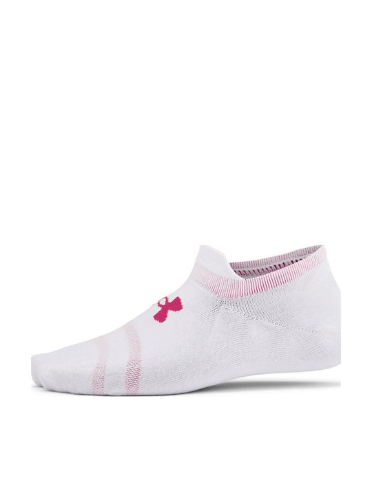 Under Armour Ua Essential Αθλητικές Κάλτσες Λευκές 3 Ζεύγη