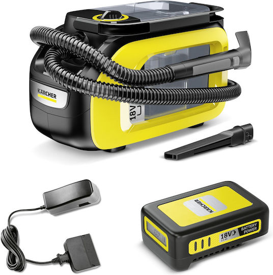 Karcher SE 3-18 Compact Battery Set Rechargeable Vacuum Wet / Dry with Plastic Bin 1.7lt