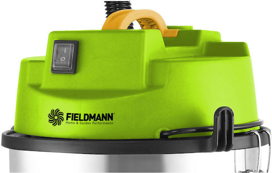 Fieldmann FDU 2003-E Прахосмукачка За Течности / Твърди 1400W с Неръждаема Стомана Контейнер 30лт