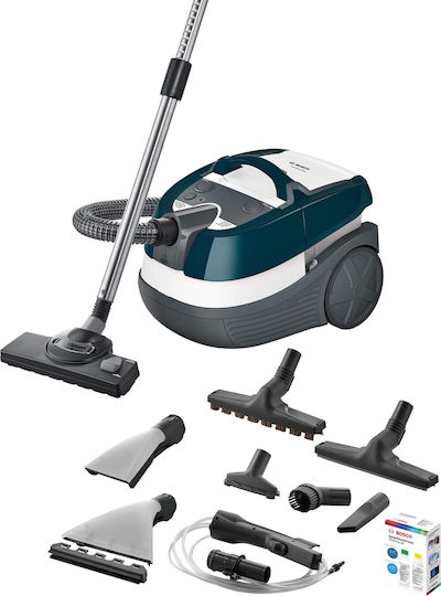 Bosch Прахосмукачка За Течности / Твърди 1700W с Пластмаса Контейнер 5лт