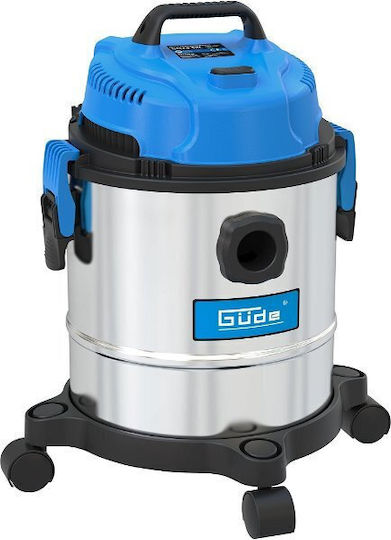 Güde Прахосмукачка За Течности / Твърди 1200W с Неръждаема Стомана Контейнер 12лт