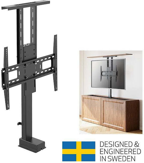 Multibrackets Electrical Lift X-Large Βάση Τηλεόρασης Δαπέδου με Βραχίονα έως 80" και 60kg Μαύρο