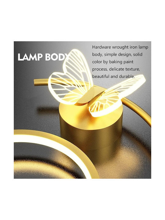 Ph214 Modern Wandleuchte mit Integrierte LED und Warmes Weiß Licht 30x25cm