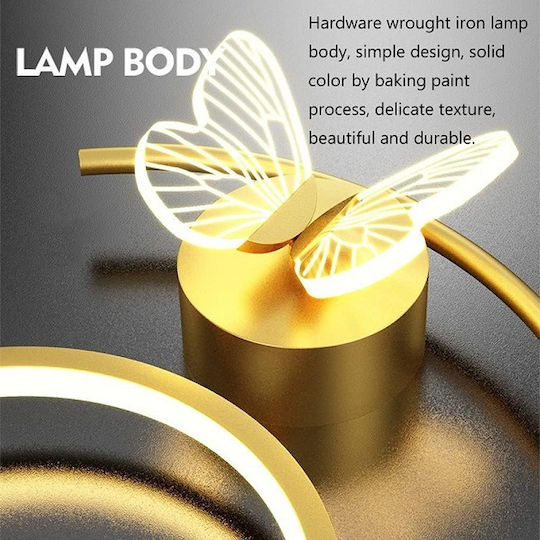 Ph214 Modern Wall Lamp with Integrated LED and Warm White Light 30x25cm