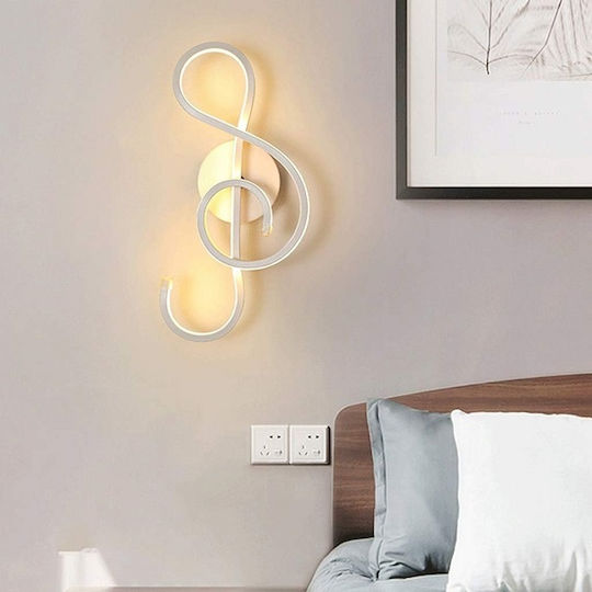 H11 Modern Wandleuchte mit Integrierte LED und Warmes Weiß Licht Gold 36x17x11cm