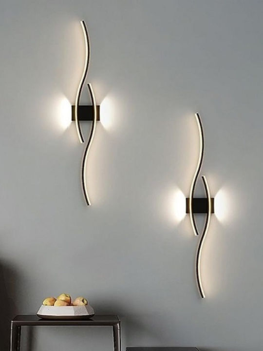 Spot de exterior montat pe perete LED 12W 60x8x6εκ.