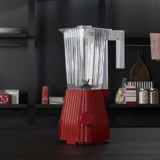 Alessi Plisse Blender with Tritan Jug 1.5 L 700W Red