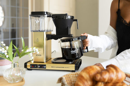 Moccamaster KBG 741 Select Καφετιέρα Φίλτρου 1520W Brushed Brass