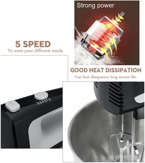 Sokany CX-6622 Μίξερ με Inox Κάδο 3.5lt Μαύρο 400W