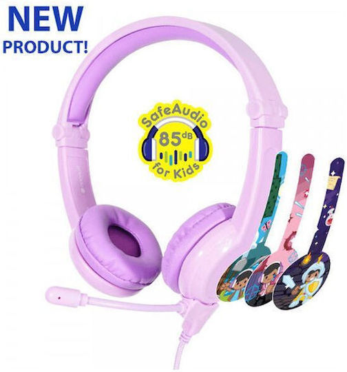 Onanoff BuddyPhones InFlight Kabelgebunden Kinder Am Ohr Kopfhörer Lila