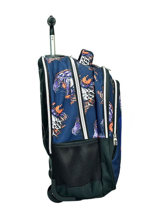 Back Me Up Schulranzen Trolley Grundschule Blau mit Flaschenhalter 30Liter