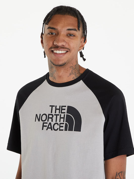The North Face Raglan Ανδρικό T-shirt Κοντομάνικο Gravel Grey