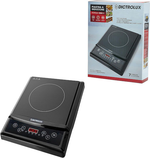 DictroLux Countertop Burner Keramik Single Schwarz