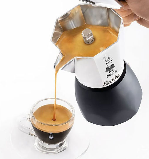 Bialetti Brikka Stovetop Espresso Pot 2 Cups Silver
