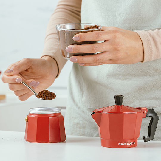 Nava Μπρίκι Espresso 1cups Κόκκινο