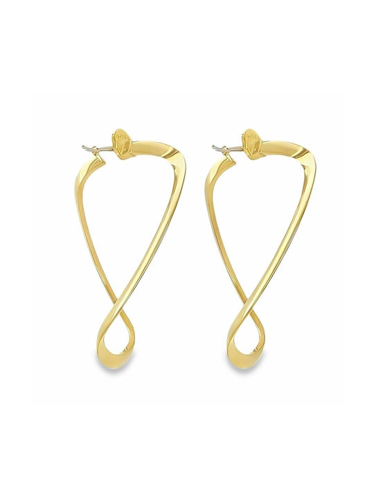 Xryseio Earrings Hoops made of Gold 18K