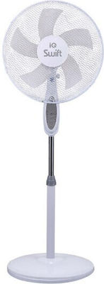 IQ Pedestal Fan 50W Diameter 40cm White White-Grey