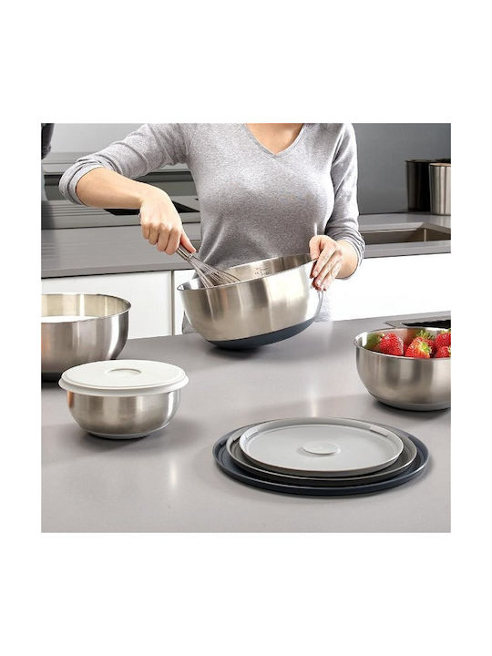 Joseph Joseph Nest Prep&store Σετ Δοχεία Φαγητού Inox Γκρι 4τμχ