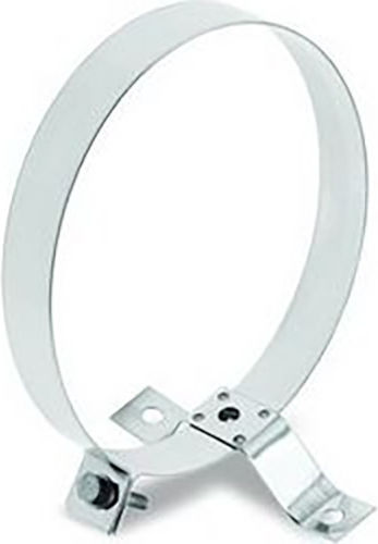 Inox Shell Στήριγμα Καπνοδόχου Inox 130mm Ασημί