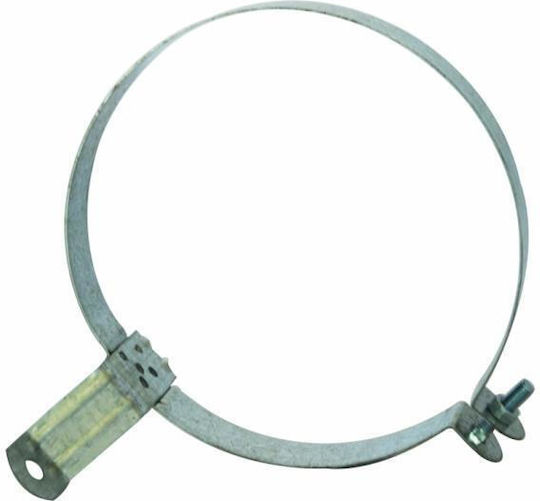 Inox Shell Στήριγμα Καπνοδόχου Inox 200mm Ασημί