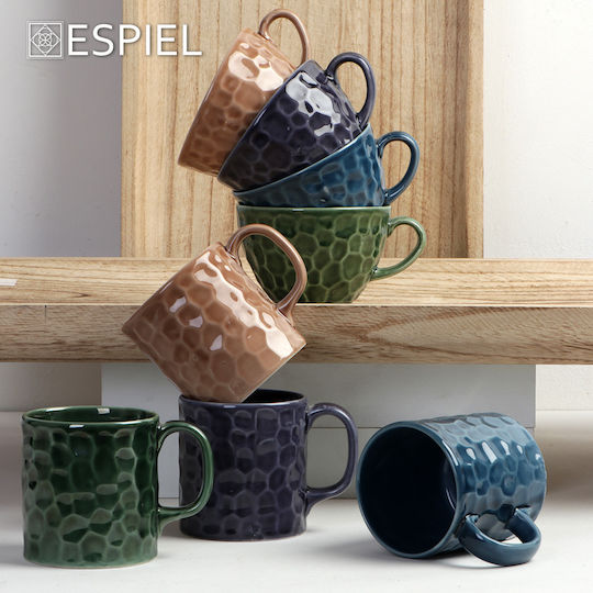 Espiel Becher aus Porzellan Lila 310ml