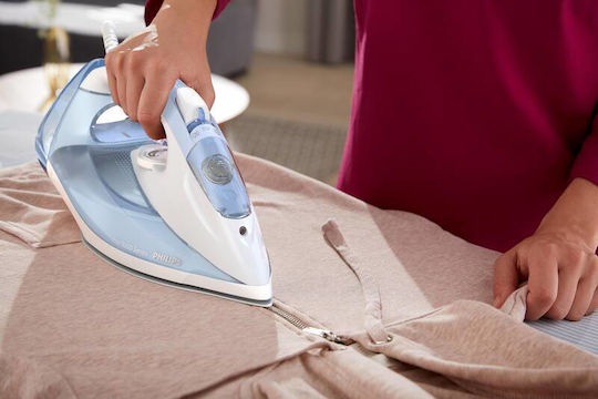 Philips Steamglide Σίδερο Ατμού 2600W με Κεραμική Πλάκα και Συνεχόμενη Παροχή Ατμού 45gr/min