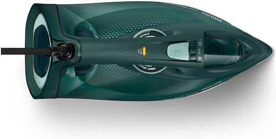 Philips SteamGlide Steam Iron 2800W with Continuous Steam Supply 50g/min Green