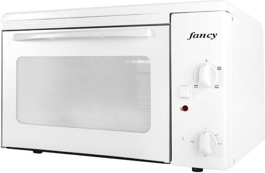 Fancy Ηλεκτρικό Φουρνάκι 30.5lt Χωρίς Εστίες με Αέρα Λευκός