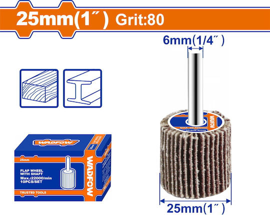 Wadfow Simple Sanding Sheet K80 25x25mm