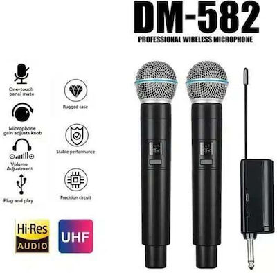 Microfon Wireless DM-582 Mână Vocal 105095