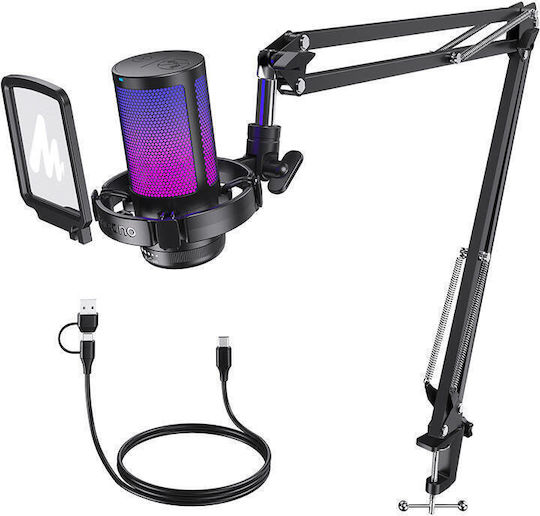 Maono DGM20 S Condenser Microphone with USB Type-C Shock Mounted