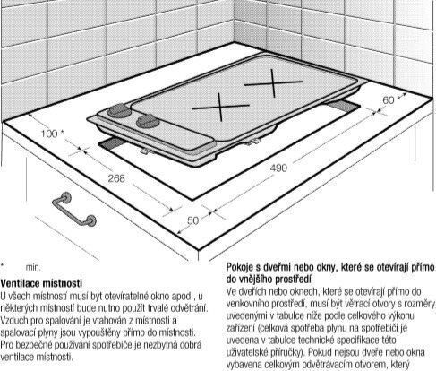 Beko Domino Gas Cooktop Autonomous Inox 29x51εκ. Silver