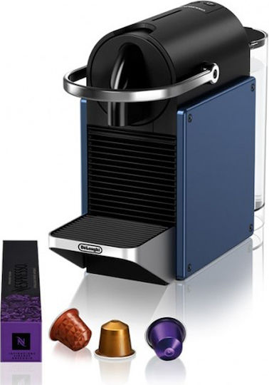De'Longhi Pixie Pod Coffee Machine Nespresso Pressure 19bar Blue