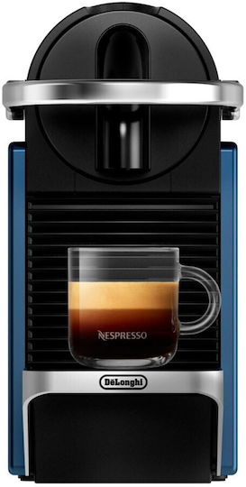 De'Longhi Pixie Pod Coffee Machine Nespresso Pressure 19bar Blue