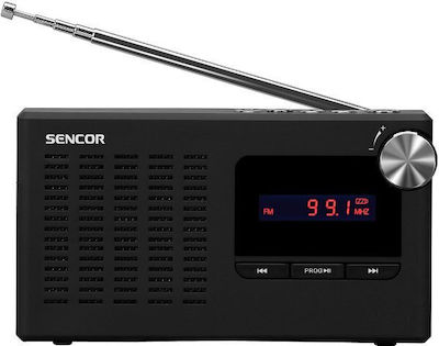 Sencor SRD 2215 Portable Radio Rechargeable with USB Black