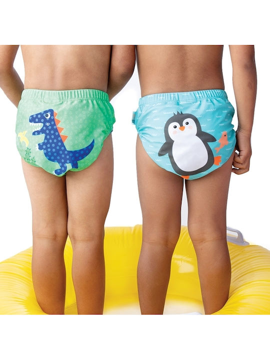 Zoocchini Kids Swimwear Swim Diaper Blue