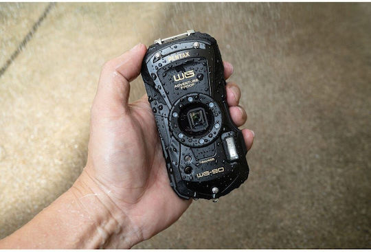 Pentax WG-90 Kompaktkamera 16MP Optischer Zoom 5x Schwarz