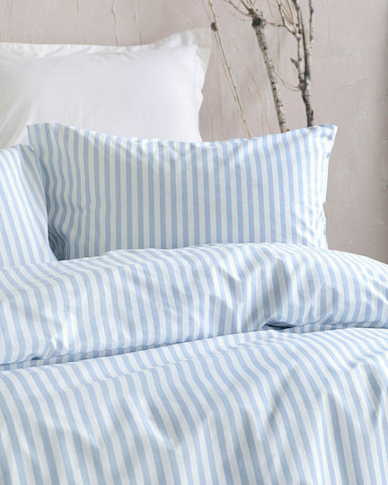 Rythmos Σετ Υπέρδιπλη 225x250cm Diva Eloise Γαλάζιο