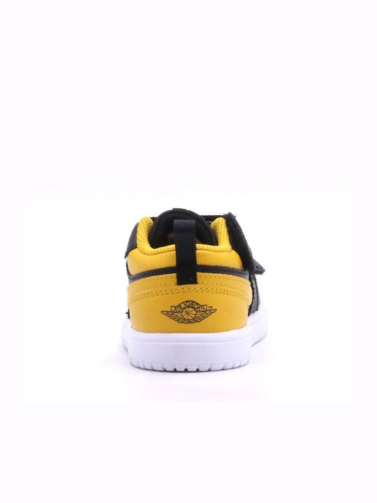 Air  1 Παιδικά Sneakers με Σκρατς Μαύρα