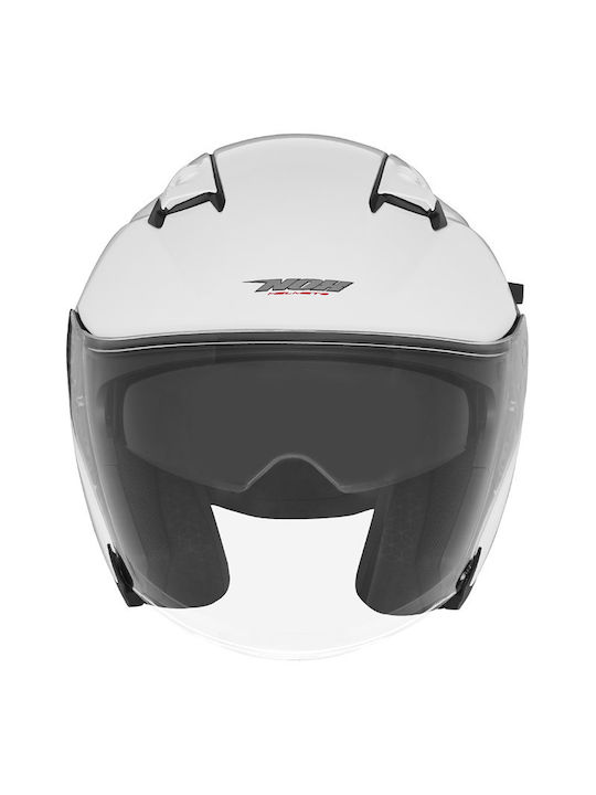 Nox N130 Jet Helmet ECE 22.06 1550gr White Pearl Gloss